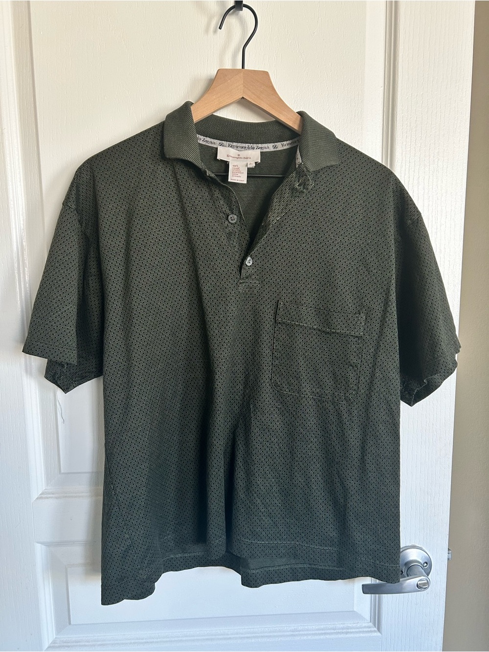 Vintage Ermenegildo Zegna Men's Polo-shirts